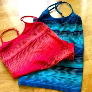 Two OP Yoga tops w/ Adjustable Straps